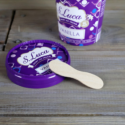 Luca's ice cream in 120ml cartons
