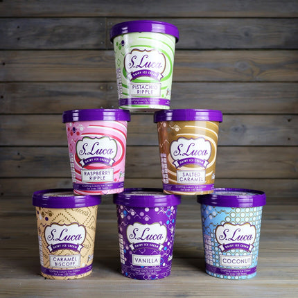 Luca's ice cream in 500ml cartons