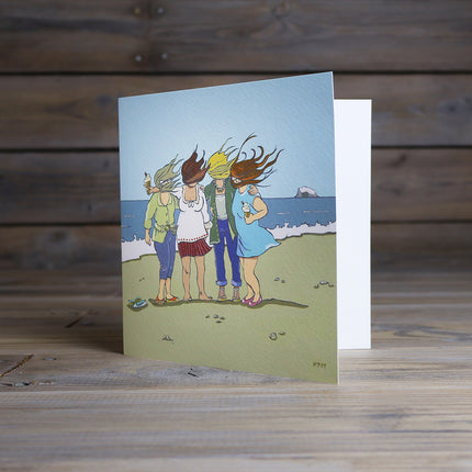 BonzoArt Scottish Summer illustrated greeting card