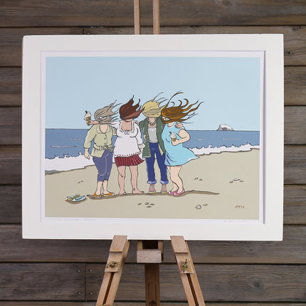 BonzoArt Scottish Summer unframed illustration print