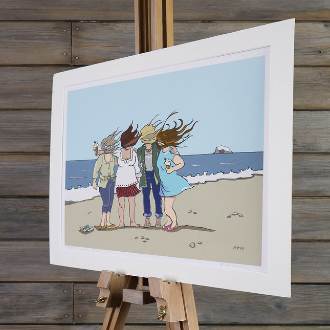 BonzoArt Scottish Summer unframed illustration print