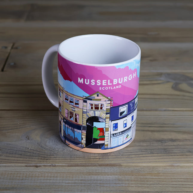 Mug with EddScape Ice Cream Factory illustration