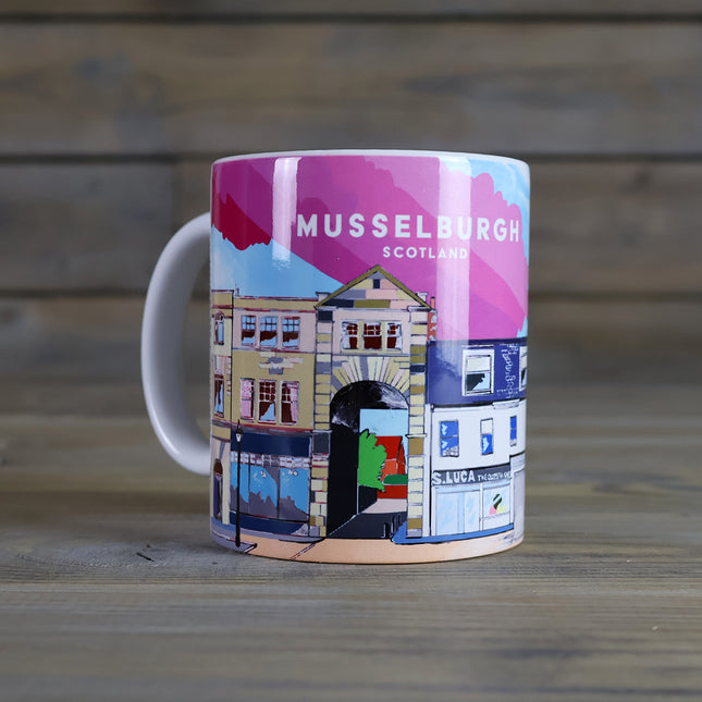 Mug with EddScape Ice Cream Factory illustration