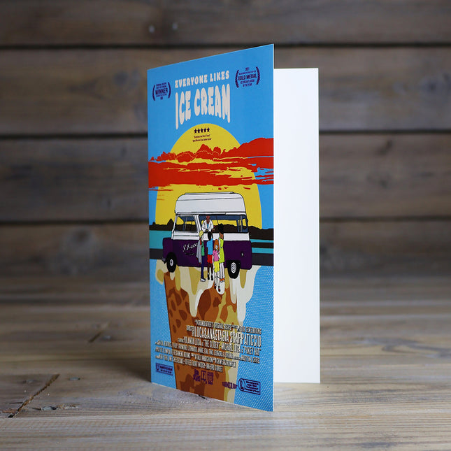 EddScape Everyone Likes Ice Cream illustrated greeting card