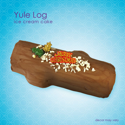 Luca’s Yule Log Ice Cream Cake