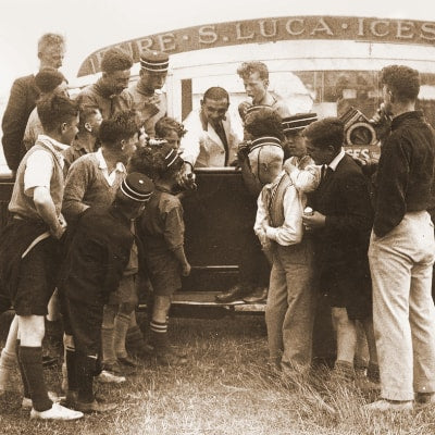 Old S Lucas ice cream van